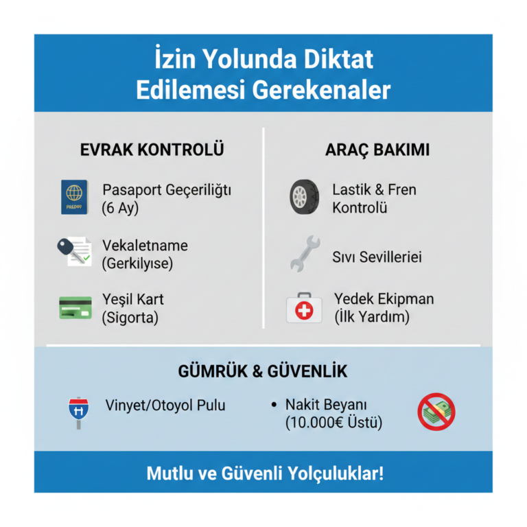 İzin Yolunda Dikkat Edilmesi Gerekenler