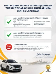 Türkiyede Yabancı Plakalı Araçları Kullamında Kolaylık ( yeni kurallar )